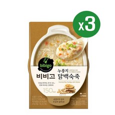 비비고 누룽지 닭백숙죽, 280g, 3개