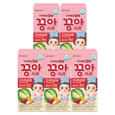 아이배냇 꼬마 끙아젤리 사과, 5개, 100g