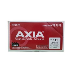 AXIA 엑시아 111 난접착물용 순간접착제 20g (1박스), 1개