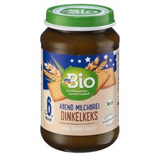 dmBio 이유식 오트밀 죽 비스킷 190g 6팩 6개월 이상 Dinner porridge spelled biscuit Demeter 190 g, 6개