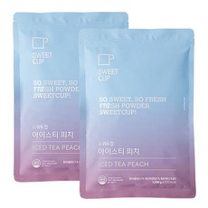 스위트컵 아이스티 피치 파우더 1Kg 2개, 1개입