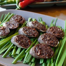 전주 피순대 1kg 당면없는 선지가득 고기 전통 돼지 부산물 납품 택배 국내산, 2kg, 1개