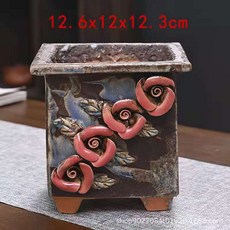 장미꽃그림화분