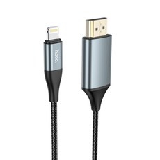 HOCO for Lightning to HDMI-compatible Cable HDTV TV Digital 1080P Smart Converter Cable for iPhone A, 없음, 없음