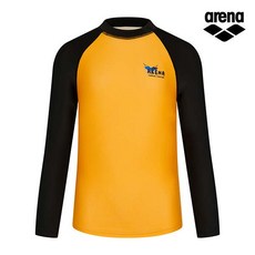 아레나 캠프아웃 아동 레저 래쉬가드 A3BB1BC02ORG