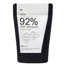제키스 다크 92% 초콜릿 파우치, 259g, 1개