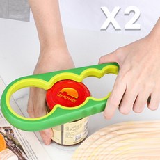 [1+1] 오달라 다용도 만능 오프너, 그린, 1세트