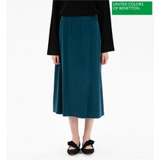 베네통 절개 슬릿 밴딩 스커트 BASK54861 TQ