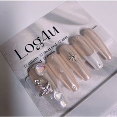 [Log4u] 럭키비키 수제네일팁, 1개, 코핀