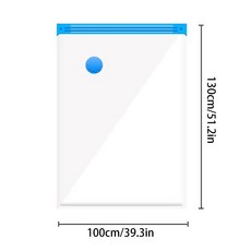 점보 진공 보관 가방 이불 담요 실러 의류 공간 절약 압축, 1개입, 1개