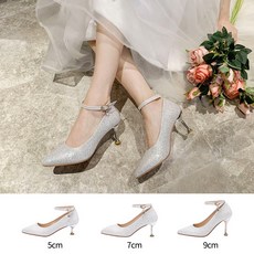 글리터통굽구두7cm