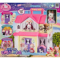 원앤원 딩동 콩지래빗 디럭스하우스 인형집, 랜덤발송, 1개