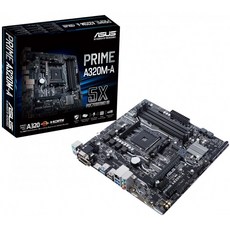 ASUS Ryzen AM4 DDR4 HDMI DVI-D VGA M.2 USB 3.1 PS / 2 Micro-ATX 마더 보드 (Prime A320M-A) : 컴퓨터 및 액세서리, 단일옵션
