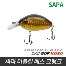 크랭크 베이트 50F-K020 바다루어 송어루어 쏘가리 국산에기 여름 문어채비 루어샵 송어크랭크 배스포인트, 1개