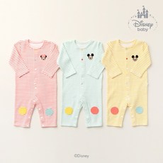 디즈니베이비 마카롱미키우주복 MINT YELLOW 79Q117513