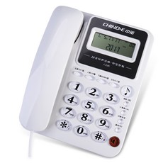 무선전화기 C228전화기 유선전화 사무 전화 가정용전기 연결구, T03-화이트