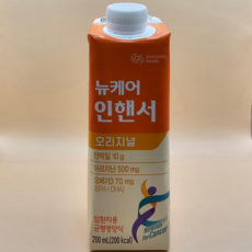 대상웰라이프 뉴케어 인핸서 오리지널 암환자영양식, 200ml, 60개 - 인핸서