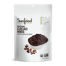 Sunfood 오가닉 카카오 닙스 227 g, 1개
