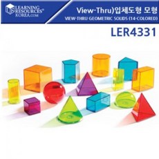 교육완구 러닝리소스 입체도형모형 14-COLOREDLER4331