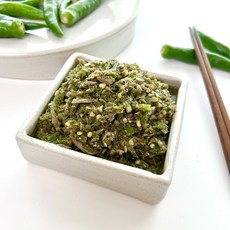 [100% 국산 청양고추] 밥 한공기 뚝딱 멸치고추 다대기 땡초다대기 고추다대기땡초장, 1개, 150g