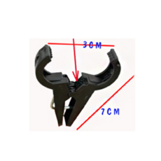 호박집게 100개(폭3cm 길이7cm)(HB0091)