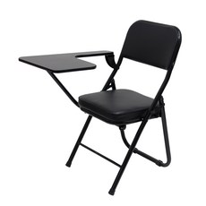 RM디자인 블랙 강의용 사무용 책상 교회 수강용 학원 접는 접이식 의자, 블랙 수강용 접의자