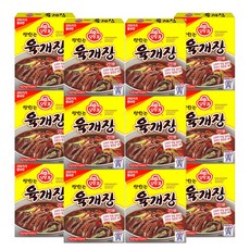 [오뚜기] 맛있는 육개장 (블럭국), 38g, 11개