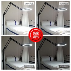문신 네일 반영구화장 코브라 조명 네일 아일렛 랜턴 뷰티라이트 아이컨택 눈썹 접이식 속눈썹 문신 확대경 스탠드 LED, 14 B39-블랙-12와 투톤