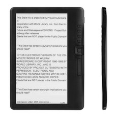 이북 리더기 ebook 전자책 뷰어 태블릿 pc BK7019 전자 종이 책 리더 7 책, 검은 색