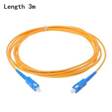 SC/UPC-SC/UPC-SM 3mm 광섬유 점퍼 케이블 단일 모드 확장 패치 코드 드롭 출하, [01] Length 3m