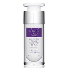 Gaya Cosmetics 속눈썹영양제 베이글 미국 일본 속눈썹 영양제잔주름 및 주름 개선을위한 EGF 함유 비벌리 힐스 셀 리페어 앤 콜라겐 크림, 단일옵션, 단일옵션