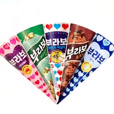아이스크림초등 icecream 부라보콘 5종 세트, 24개, 140ml