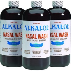 Alkalol Solution Original Nasal Wash 3 Count -16 fl oz, 3개, 473ml