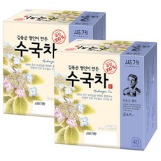 쌍계 수국차 80T (40개입x2개), 1.2g, 40개입, 2개