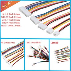 10PCS 1.0 1.25 1.5 2.0 2.54 SH1.0MM/ZH1.5MM/XH2.54MM/PH2.0MM/1.25MM 플러그 커넥터 2PIN /3/4/5/6/7/8/9/10Pi, 5개