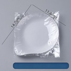 케이크 플레이트 일회용 직사각형 종이 두꺼운 펄프 플라스틱 모양의 판, 28 Water drop plate 5 pack 10, 5개