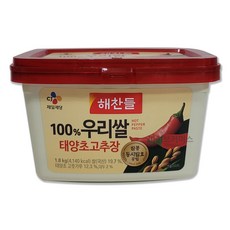 해찬들 100% 우리쌀 태양초 고추장, 1.8kg, 1개