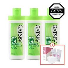 갸스비 프리쉐이브 젤 140ml 3개+KF94 마스크