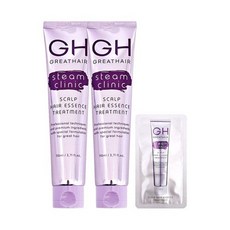 그레이트헤어 GH 스팀 클리닉 스칼프 헤어에센스 트리트먼트 이찬석 110ml 2개+샘플