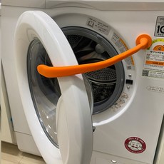 세탁기 문고정 자석 홀더 문닫힘 곰팡이 방지, 1개, 오렌지