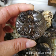 순금양면호랑이펜던트