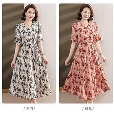 여름 플라워 원피스 로맨틱 플라워 스커트