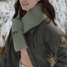 (백화점 정품) 안다르 패딩 머플러 E엠티엠U-02 1006683, FREE, 블랙(BLK)