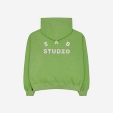 아이앱 스튜디오 피그먼트 후드 애플 그린 IAB Studio Pigment Hoodie Apple Green