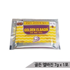 골든 엘바진 7gx1포 관상어 수질개선제, 1개, 7g