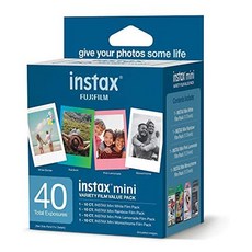 Fujifilm Instax Mini Instant Film Value Pack - (60 Total Pictures)(Package may vary), 본문참고, Style = 40 Film Pack