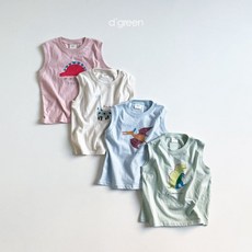 디그린 다이노나시티 아동 공룡 시눈꽁 콜라보 민소매