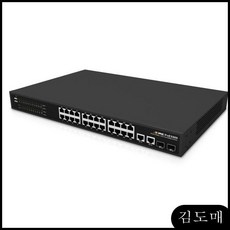 KDM IP 랜 허브 POE2400 24포트 10 100Mbps TIME 스위칭 허브 기가, KDM 본상품선택