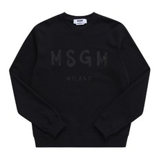 [MSGM] 3540MM513 237799 99 브러시드 로고 남성 맨투맨