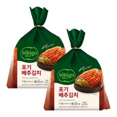 비비고 포기 배추김치, 5kg, 2개